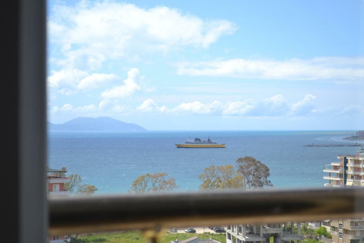 Seaview Penthouse 2 Bedrooms Apartment & Box Garage Vlore Exterior photo